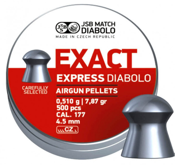 JSB Exact Express 4,52mm 0,51g 500pcs